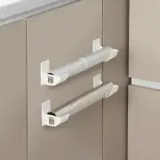 Aluminium Foil Wrap Film Wall Adhesive Holder Rack Dispenser Kitchen Shelf Hooks