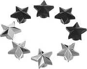 Kichvoe 8Pcs Motorcycle Tire Valve Caps Durable Vehicle Valve Stem Caps Easy Installation for Cars Bikes and More and Star Shape Design