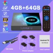 T95 TV Box HD 6K Allwinner H616 Quad-Core 3D Graphics Dual Wifi 2.4G & 5G Blueto