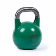 Titan Fitness 28 KG Competition Kettlebell, Color-Coded Hunter Green, 35mm Grip