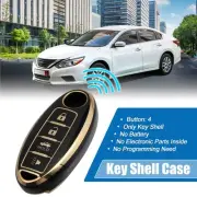 Silicone Car Smart Key Fob Case Cover for INFINITI QX80 2014 Protector Black