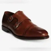 Allen Edmonds St. John Double Monk Strap Dress Shoe in Chili Men’s Sz 9 NIB