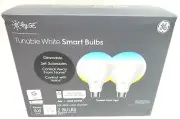 TWO PACK LED C by GE TUNABLE WHITE SMART BULBS 800 Lumens BR30 Floodlights