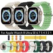 For Apple Watch Ocean Band Strap iWatch Ultra Series 8 7 6 5 SE 40 44 41 45 49mm