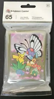 Pokémon Floral Flurry Pikachu Eevee Sleeves 65x PC Exclusive New Factory Sealed