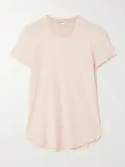 [James Perse] James Perse - Slub Cotton-jersey T-shirt - Pink - 3 3 Pink