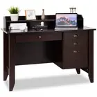 Computer Desk PC Laptop Writing Table Drawer Workstation Student Study Furniture