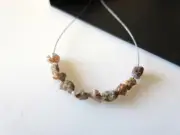 1 Ct Brown Rough Uncut Diamond Beads Natural Raw Loose Diamond Beads For Jewelry
