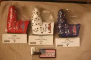 2020 Scotty Cameron US Open Mini Crown Red, White & Blue headcovers & Tag