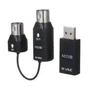 M-VAVE Mini Wireless Transmission System MIDI Wireless Adapter Plug and Play