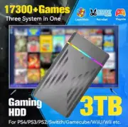 3TB Gaming HDD with 17,300+ Games, 30+ Emulators – Retro & 3D Game Console