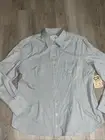 CR Ranchwear Womens Sun Smart Light Grey Western LS Button Up XXL