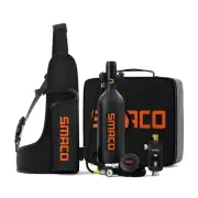 SMACO Scuba Tank Diving Gear for Diver 1L Mini Scuba Tank Oxygen Cylinder