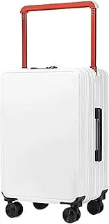 [IRYZE] Lightweight Suitcase USB Interface Suitcases Trolley Luggage Universal Wheels Combination Lock Checked Luggage Carry on Luggage, D, 24 in