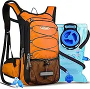 Lunidry Bicycle Backpack with Hydration Bladder 3L, Running Backpack Hydration Backpack 15L for Men and Women Waterproof Sports Backpack Hydration Backpack for MTB Ski Bike Outdoor Sports