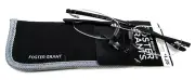 Foster Grant Rimless Reading Glasses with Soft Case ARCHIE BLK +1.25 51/16-144