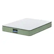 Giselle 25cm Memory Foam Mattress Dual Layer Zipper Cover Cool Charcoal Foam Mattresses Double