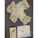 全新 韓國網購回 正品 KONNY嬰兒背巾 絕版色 經典款奶油方格色 S /條紋M