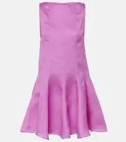 [Khaite] Khaite Mags silk minidress AU 14 purple