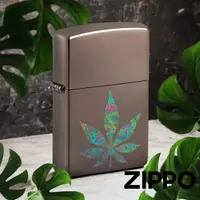 在飛比找momo購物網優惠-【Zippo】炫彩樹葉防風打火機(美國防風打火機)