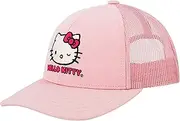 [Concept One] Hello Kitty Hat, Women's Adjustable Baseball Cap with Curved Brim