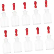 Mobestech 10 Pack 60ml Frosted Alkaline Glass Dropper Bottles Bottles for Oil Diy Essential Oil Hair Beard Oils