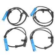 4PCS Automotive Left and Right ABS Sensor for E39 525 528 540 34526756375 34526756376 As Shown