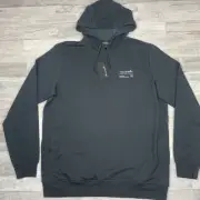 NWT Travis Mathew Black Hoodie Unlikely Event Pima Cotton Blend Soft Size Xl