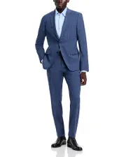 Boss H-Huge Plaid Slim Fit Suit