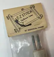 NOS E-Z STITCH 16” INDIVIDUAL FRAME WOODEN NEEDLEWORK FRAME- SEALED