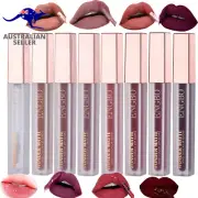 8 Colors Matte Liquid Lipstick Nude Set, Lip Glosses for Shiny & Plump Lips, Lon