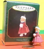 Hallmark Keepsake Miniature Ornament "Victorian Skater" 1997