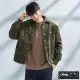 【JEEP】男裝 復古燈芯絨鋪棉外套(綠色)