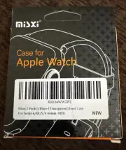 Apple Watch Series 6/5/4/IWATCH Screen Protector 44mm 2 Pack Blue/clear.