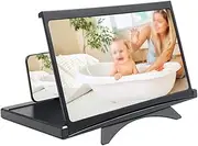 12 Inch 3D Mobile Phone Screen Magnifier Curved Phone Screen Amplifier Movie Display Enlarged Magnifier Smart Phone Holder