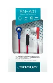Earphones Headphones Stereo Earbuds with Microphone - Wired 4 Plug 3.5mm Jack