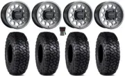 Method 414 15" Wheels Gr +38mm 30" Intersect Tires Can-Am Commander Maverick