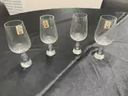 Holmegaard Denmark Danish Wine Glasses Set Of 4 NEW