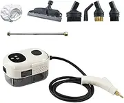 Hand Steam Cleaner, Steam Cleaner, 1100ml Large Capacity Steam Window Cleaner, 2500w High Pressure Steamer, Portable Steam Cleaner with Brush Heads for Floor, Car, Kitchen, Bathroom