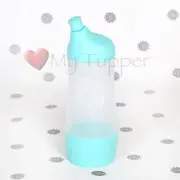NEW Tupperware Sports Pop Top Sports Bottle 415ml Light Blue