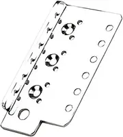 HONITANO Electric Guitar Bridge Plate Guitar Bridge Base Plate for Enhanced String Stability and Sound Durable Instrument Accessories for Electric Guitars
