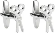 [JYHLSHBA] Cufflinks For Men 1 Pair Of Silver Scissors Hammer Cufflinks Men'S French Shirt Suit Cufflinks Armpins