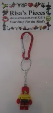 LEGO Mini-Figure Carabiner Keychain - Boxer (1 Keychain)