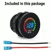 Battery Fuel Gauge Ship Voltmeter 12V Cars 12V LED LED Digital Display