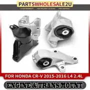 New 3x Engine Motor Mount & Transmission Mount for Honda CR-V 2015-2016 L4 2.4L (for: Honda)