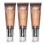 Revlon Photoready Candid Moisture Glow Foundation - 340 True Beige 22ml x3