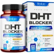 DHT Blocker Hair Growth Support Supplement - Supports Healthy Hair Growth, He...