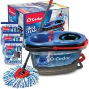 O-Cedar EasyWring RinseClean Microfiber Spin Mop & Bucket Floor Cleaning System