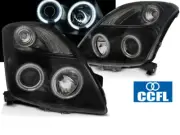For SUZUKI Swift Headlight Headlamps 2005-2010 CCFL Angel Eyes Black LHD