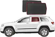 Genuine SNAPSHADES Car Rear Window Shades for Jeep Grand Cherokee (WK2; 2010-2022)